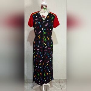 Disney Multicolor Jumpsuit with Red Sleeves